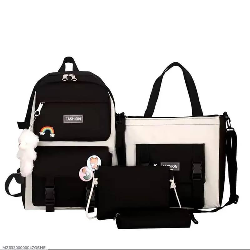 5 pcs bagset Multipurpose Backpack Set 7