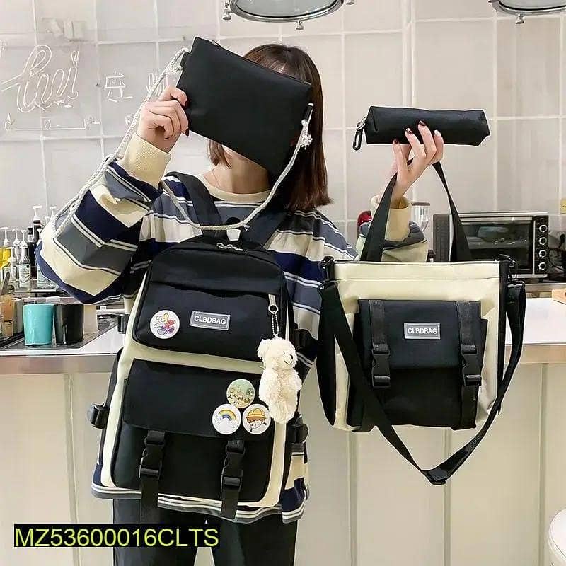 5 pcs bagset Multipurpose Backpack Set 8