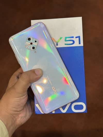Vivo Y51 under display fingerprint with complete box