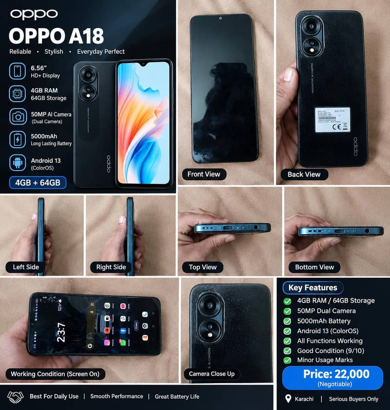 OPPO A18 0