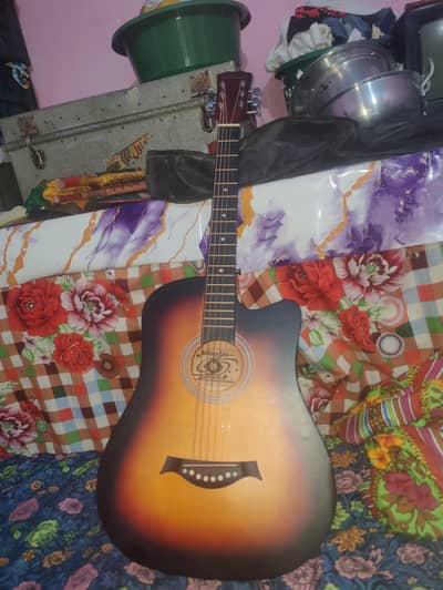 Galaxy Leo U38 Acoustic Guitar – Excellent Condition – Rs. 17,000.