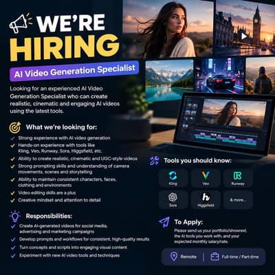 We’re Hiring — advance level video editor