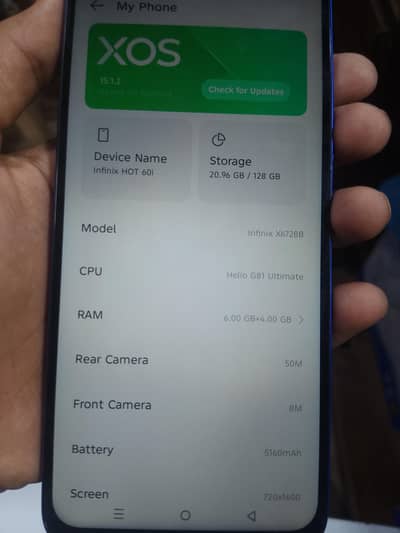 Infinix hot 60i