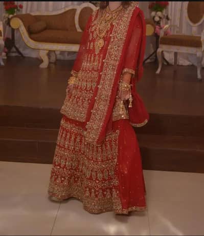 Bridal lehnga one time worn
