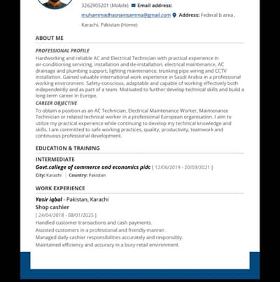 searching for job