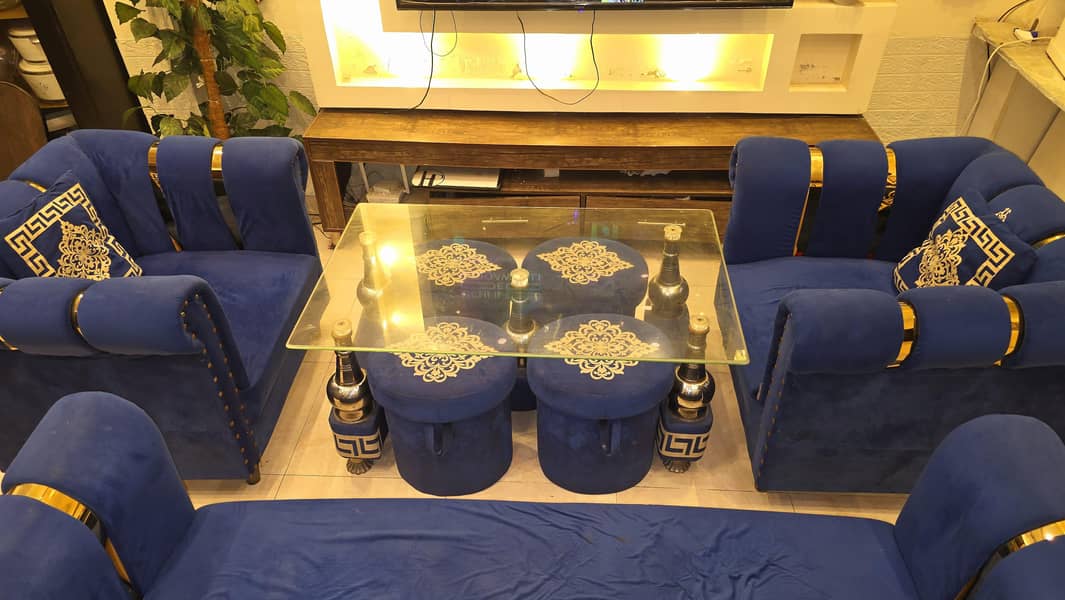 sofa set & table and stool 4