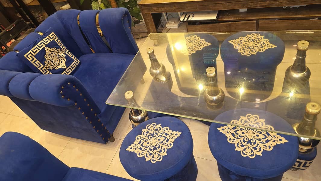 sofa set & table and stool 6