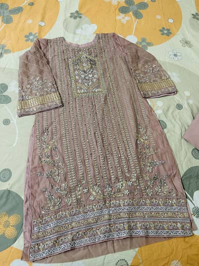 Shirt dupatta trouser