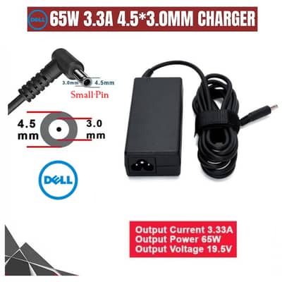 Dell Original 65W Laptop Charger 19.5V 3.34A – LA65NS2-01