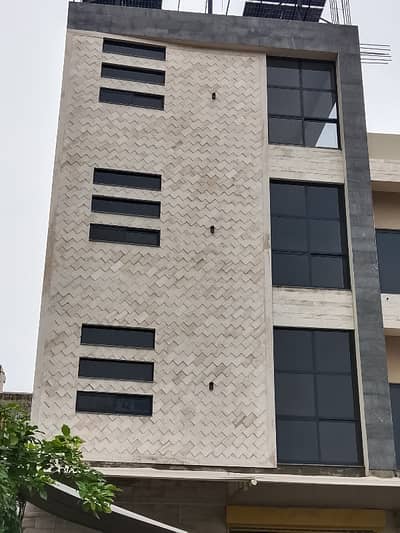 1 Kanal Brand New Building Having 3 Floor 7000 Sqft Coverd Area With Roof Top Near To Canal Road