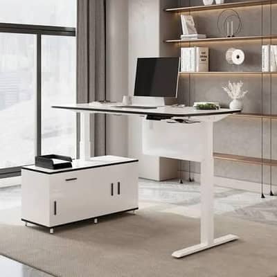 Electric height adjustable desk, standing desk, motorized desk
