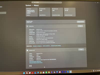 Dell precision 5550 Corei7 10th gen 16gb 512gb  4gb