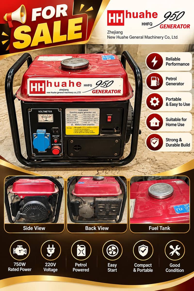 750 watts generator 0