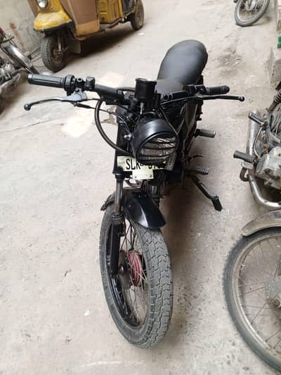 Metro 70cc converted caferacer
