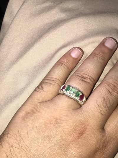 Emerald with Ruby