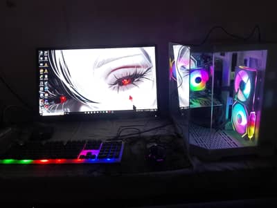 Gaming PC High End In Cheap Price With LED 30inch