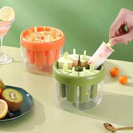 Homemade Popsicle Frozen Ice Cream Molds Tray, Reusable Ice Pop Makers, Mini Popsicle Mold