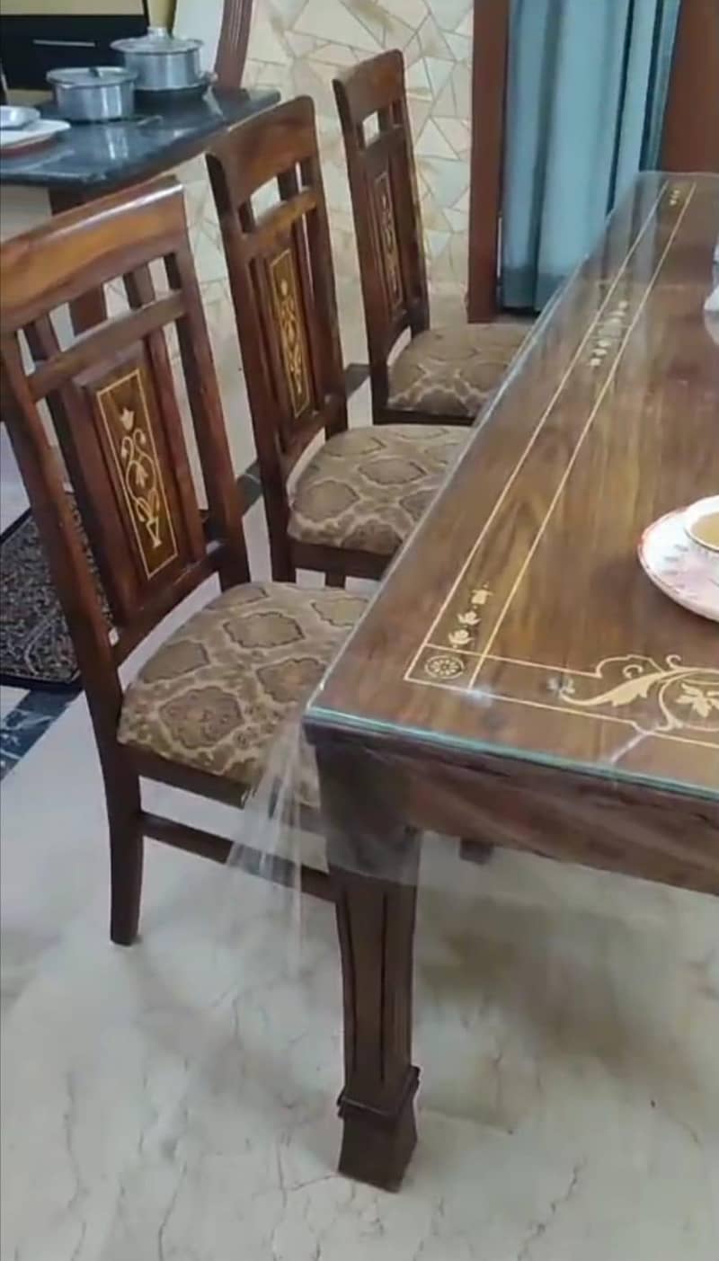 Dining table with Eight chairs 1