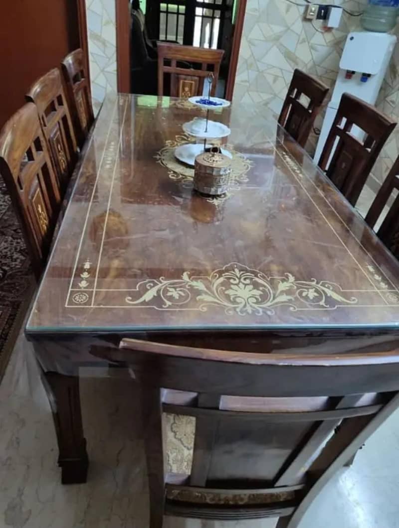 Dining table with Eight chairs 3