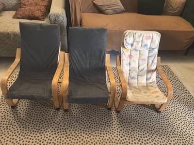 IKEA 3 Chairs