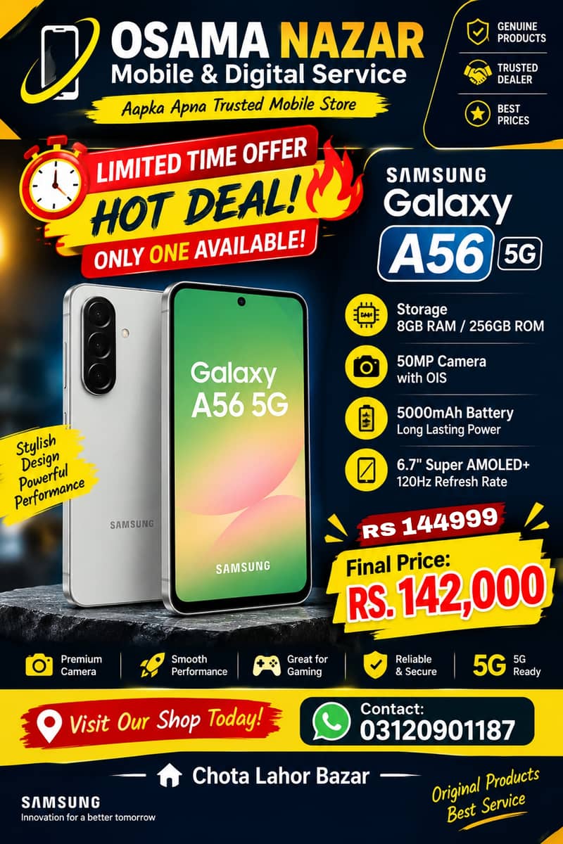 Samsung Mobile A56 0