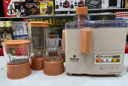 Juicer Blender Grinder Set 4 in 1 National Brand Shisha Parts