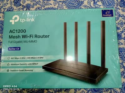 tp-link, AC1200 Mesh Wi-Fi Router Full Gigabit | MU-MIMO Archer C6