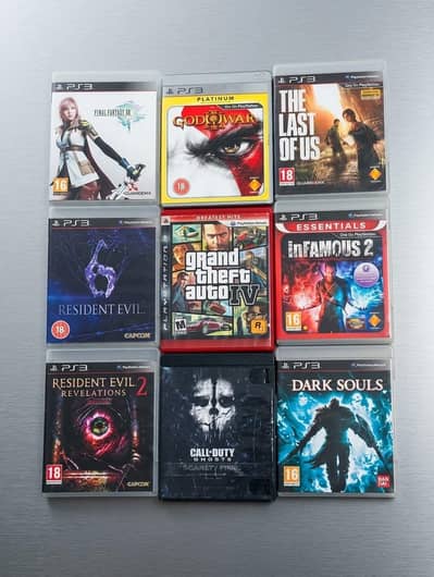Play Station 3 / PS3 Top games CDs / Disks Pack of 9 Games