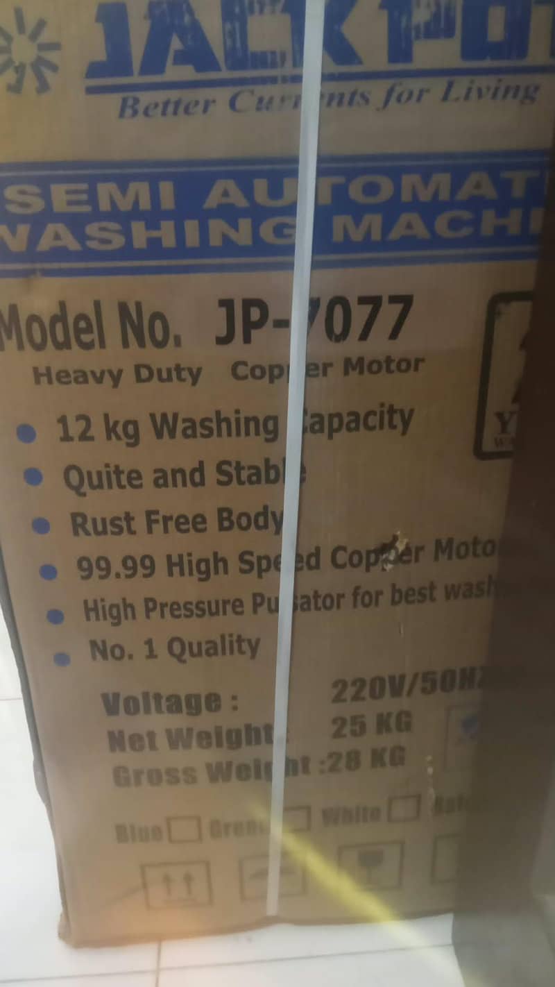 JACK POT WASHING MACHINE 0