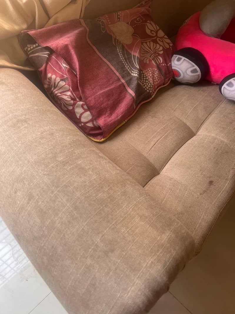 L shaped sofa set with table 1