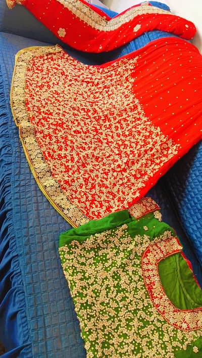 Beautiful Lehenga Kurti with Gota Kinari