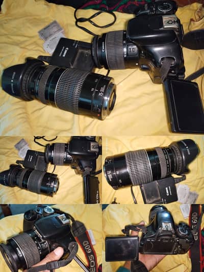 DSLR Cannon EOS 600D For Sale with 75,300 And 18,55 Lenz