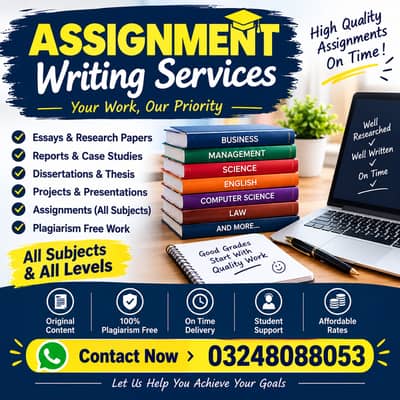 Professional Assignment Writing Services – All Subjects