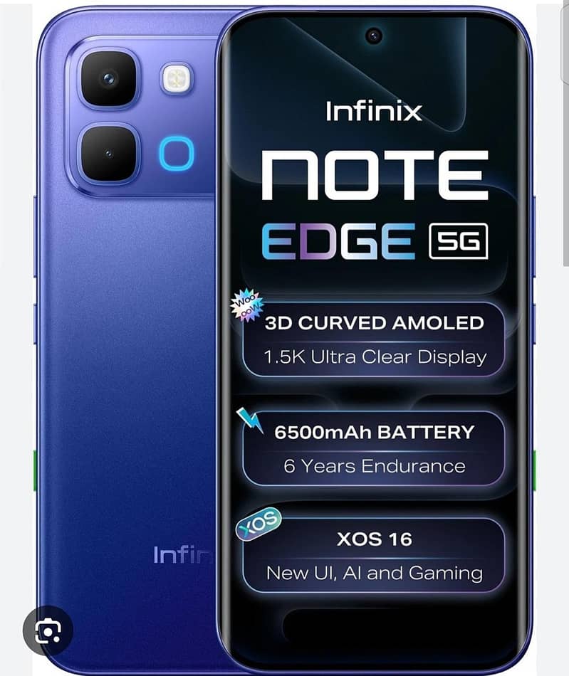 Infinix note edge 5g 1