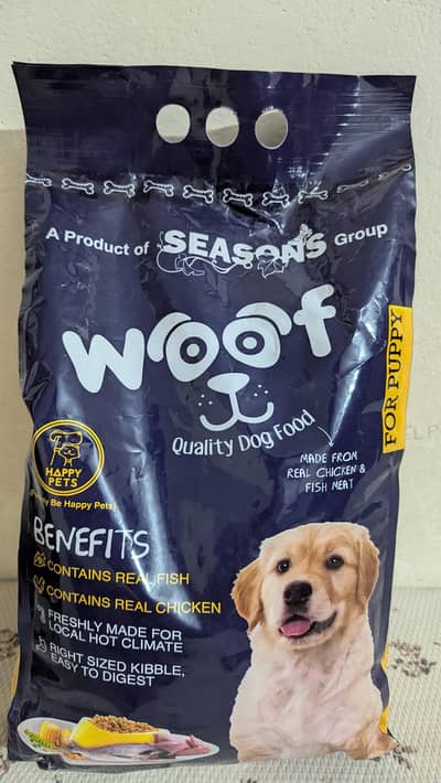 woof adult Doog food 3kg pack