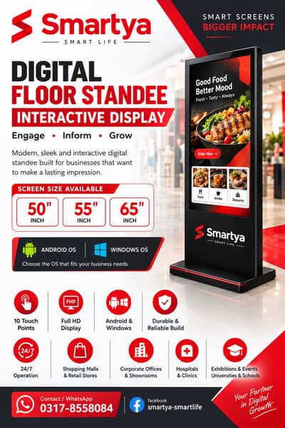 Digital Kiosk Signage - Interactive Led - Self Order screen-SMD Indoor