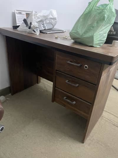 Office table, executive chair and office chair