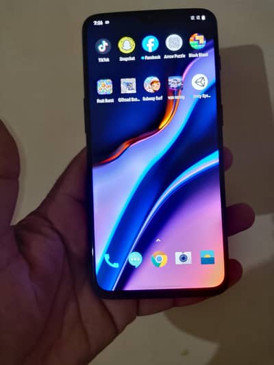 One Plus 6T dual sim pta approved 8/128 fresh panel all ok