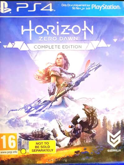 Horizon zero dawn complete edition PS4 disc game blu-ray