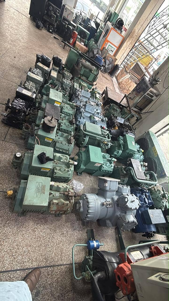 Semi seald compressor 1