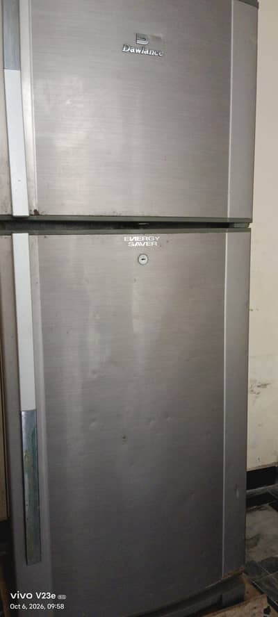 2 door dowlance fridge with original company gas.