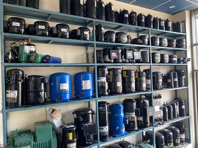 Semi seald compressor