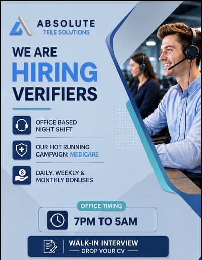 Hiring female and male staff for call center