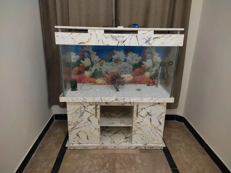 aquarium big size almost new with complete set up — photo 2