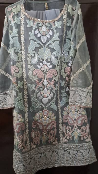 Organza Ready To wear formal suit