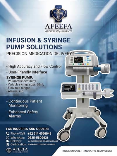 Medical Syringe Pump & IV Infusion Pump - Certified / Nationwide Deliv