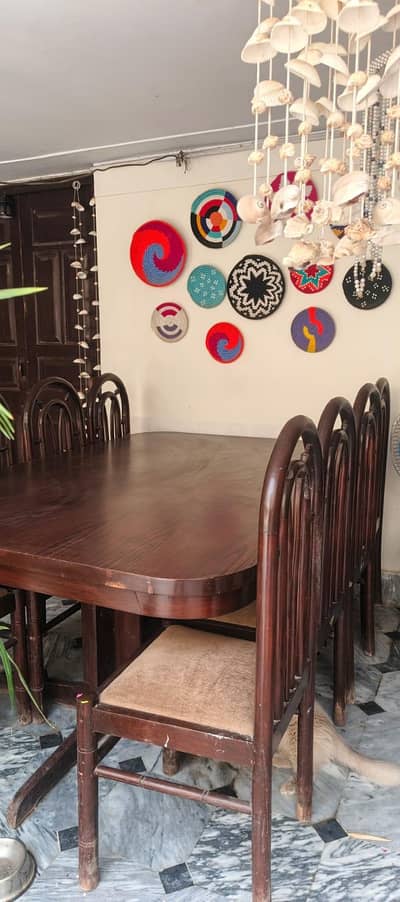 Dinning table with 8 chairs