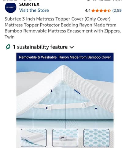 Mattress topper cover (Imported)