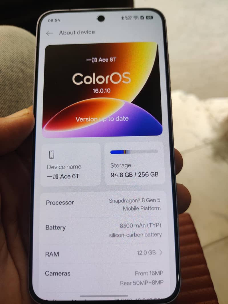 Oneplus Ace 6T 5