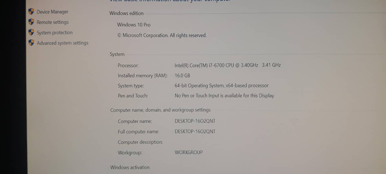 Dell optiplex 7040 4